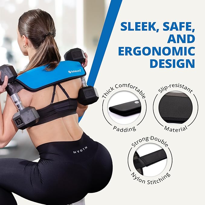 Bellabooty Premium Hip Thrust Belt - Adjustable Exercise Belt for Glutes & Squats, Hip Thrust Pad for Comfort, Versatile Gym Equipment for Home - Weightlifting Belt Support for Women