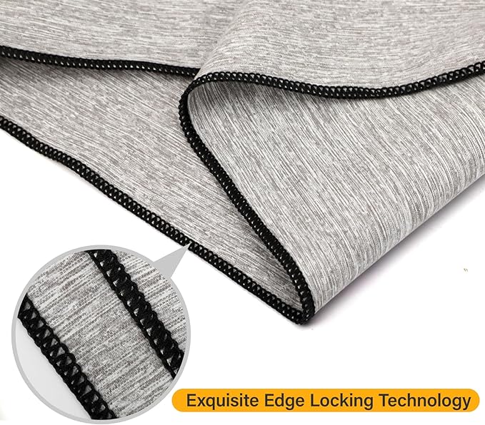 12 Pack Gym Towels Microfiber Fast Drying Men Women Workout Gear for Fitness Yoga Exercise Tennis Quick Dry Towel for Outdoor Running Riding Jogging Hiking Camping Fishing