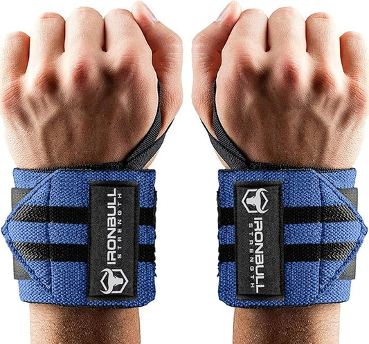 Wrist Wraps for Weightlifting (USPA & IPL Approved) - 18” Premium Quality Wrist Straps for Weightlifting - Weight Lifting Wrist Wraps with Thumb Loop - Best Gym Wrist Wraps for Lifting Weights, Curls & Dips - Lifting Wrist Wraps for Bench, Powerlifting...