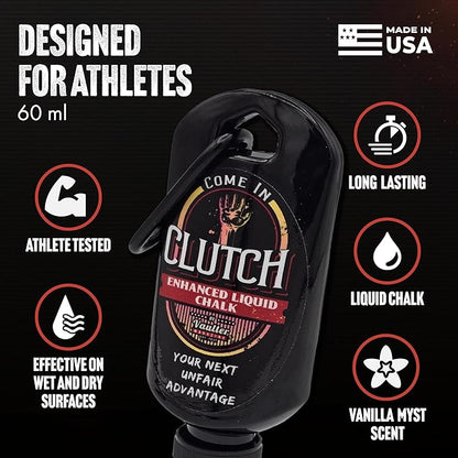 STYK Vaulter Magazine - Enhanced Liquid Chalk, No Mess, Work Out Chalk, Grip Boost, for Weightlifting, Gymnastics, Rock Climbing, Bodybuilding, Pole Vault, Crossfit, and More, Liquid Hand Chalk