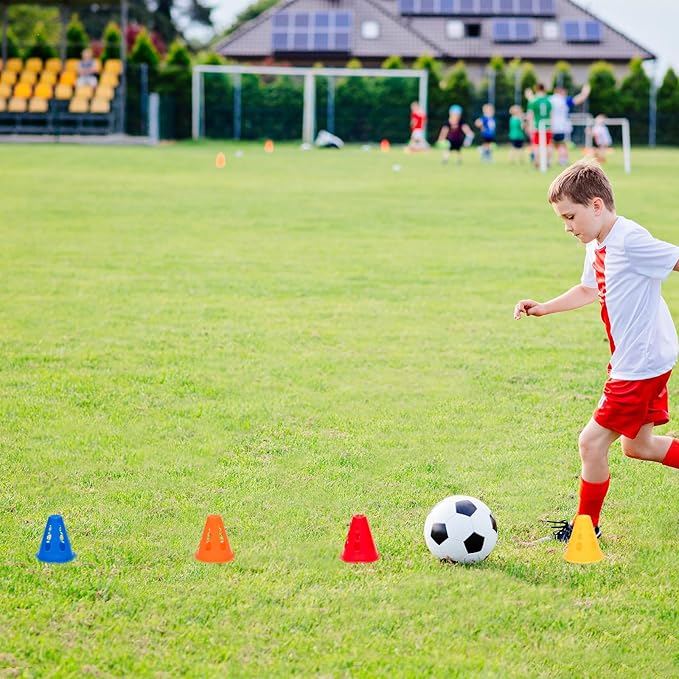 Mini Traffic Cones, Agility Training Cones Plastic Marker Cones, Small Practice Cones