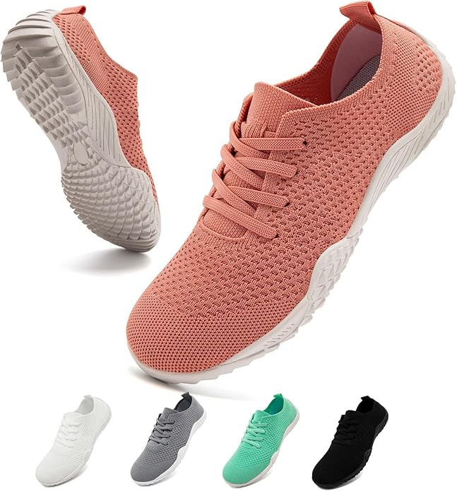 WCIDFY Barefoot Shoes Women Zero Drop Gym Walking Shoes Non Slip Minimalist Tennis Lightweight Breathable Yoga Sneakers