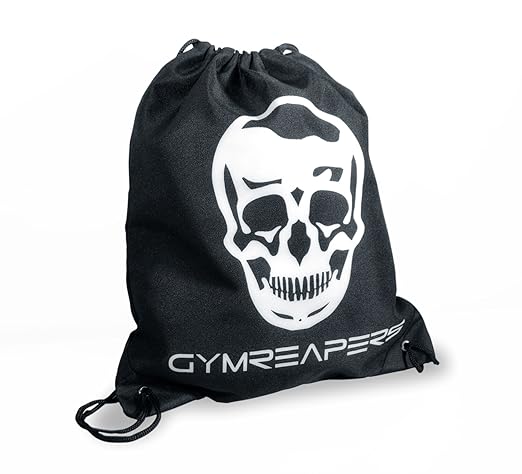 Knee Sleeves (1 Pair) Gym Bag - Knee Sleeve & Compression Brace for Squats, Weightlifting, Fitness, and Powerlifting - Gymreapers 7MM Sleeve Pair - For Men & Women - 1 Year Warranty B/W X-Large