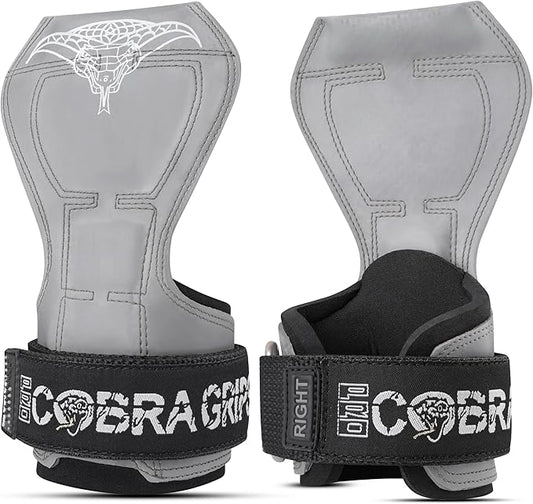 Cobra Grips PRO Weight Lifting Gloves Heavy Duty Straps Alternative with Power Lifting Hooks Padded Wrist Support for Deadlifts & Bodybuilding