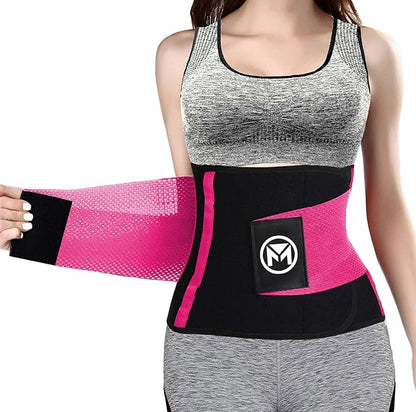 Moolida Waist Trainer Belt for Women or Men Waist Trimmer Workout Fitness Back Support Belts