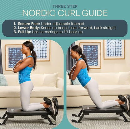 Lifepro Hip Thrust Machine – Adjustable Glutes Workout Equipment for Home – GluteBlast Foldable Booty Builder, Sissy Squat Machine, Thrust Glute Bench, Home Gym Glute Workout