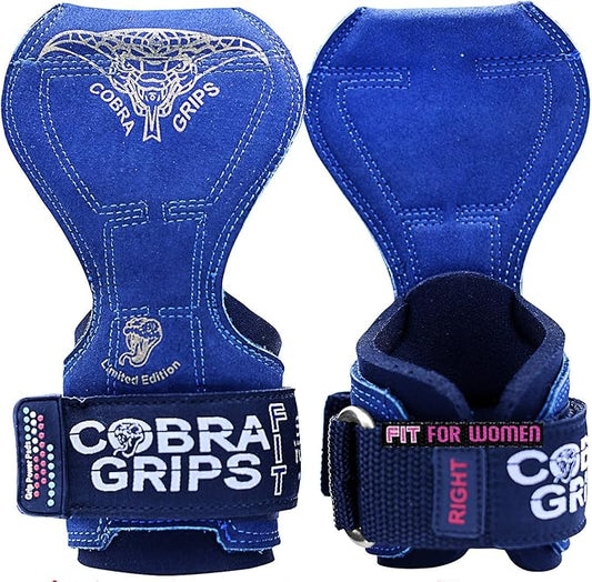 Cobra Grips PRO Weight Lifting Gloves Heavy Duty Straps Alternative with Power Lifting Hooks Padded Wrist Support for Deadlifts & Bodybuilding