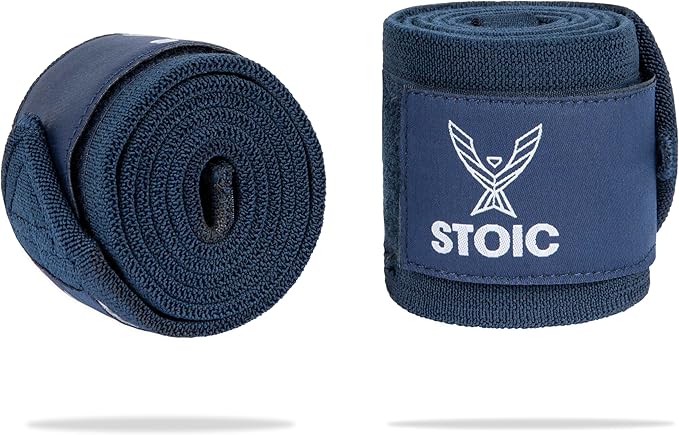 Stoic Wrist Wraps Weightlifting, Powerlifting, Cross Training, Bodybuilding with Thumb Loop. for Gym Workout, Men and Women Weight Lifting and Strength Training