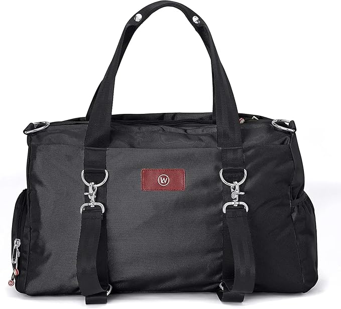 Live Well 360 Gym Duffel Bag for Men or Women – Bag with Shoe, Laptop & Wet Compartment - Perfect Sports or Workout Shoulder Bag with Multiple Compartments – CrossFit, Yoga, Boxing - THE LUXX