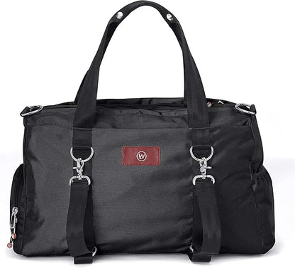 Live Well 360 Gym Duffel Bag for Men or Women – Bag with Shoe, Laptop & Wet Compartment - Perfect Sports or Workout Shoulder Bag with Multiple Compartments – CrossFit, Yoga, Boxing - THE LUXX