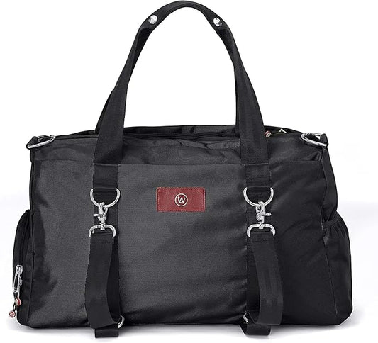 Live Well 360 Gym Duffel Bag for Men or Women – Bag with Shoe, Laptop & Wet Compartment - Perfect Sports or Workout Shoulder Bag with Multiple Compartments – CrossFit, Yoga, Boxing - THE LUXX