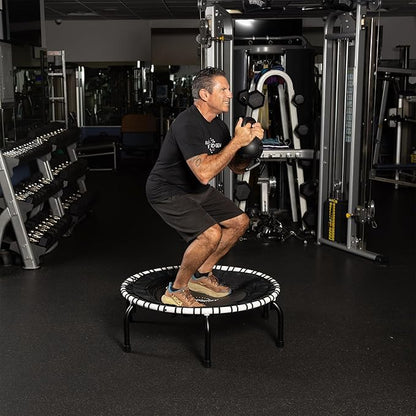 JumpSport 39" ESSENTIAL Fitness Trampoline | Model 220, 230, 250 | Exercise Trampoline | 30 Low-Impact Bungees