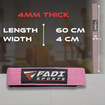 Lifting Wrist Straps for Weightlifting, Bodybuilding, Powerlifting & Deadlifts – 24 Inch Cotton Straps with Padded Neoprene for Strength Training & Grip Support