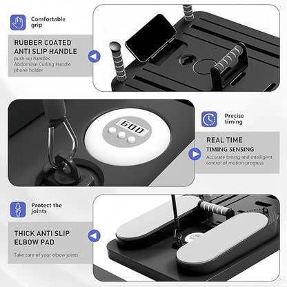 Pilates Board-Pilates Reformer Board,Multi-Purpose Portable Pilates Reformer Machine Home Pilates Kit for Home Workout,Fitness, Exercise,Abs,Core Equipment