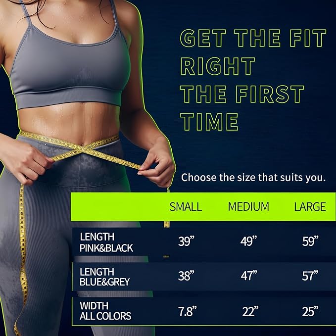 Waist Trimmer Belt for Men & Women – Silver Ion Sweat Belt, Anti-Slip Sauna Trainer, With Pocket & Precision Fit