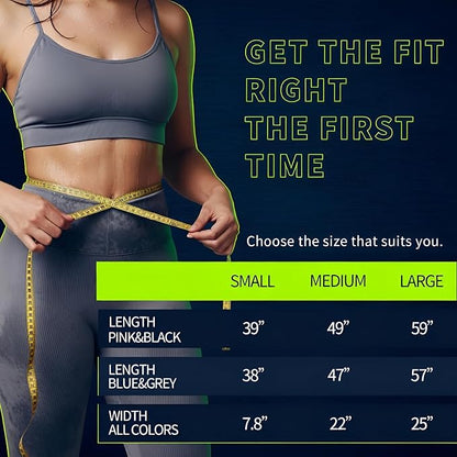 Waist Trimmer Belt for Men & Women – Silver Ion Sweat Belt, Anti-Slip Sauna Trainer, With Pocket & Precision Fit