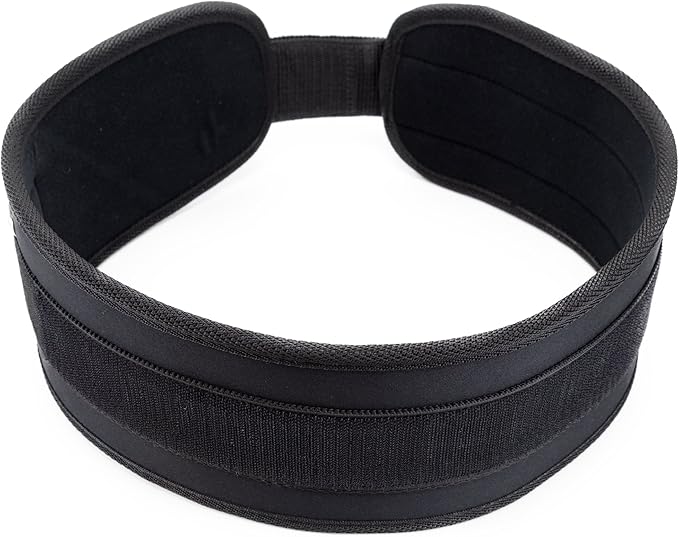 Crown Sporting Goods Neoprene Weight Lifting Belt – Strength Training Fitness Equipment, Great for Squatting, Deadlifts, & Power Lifting with Adjustable Strap