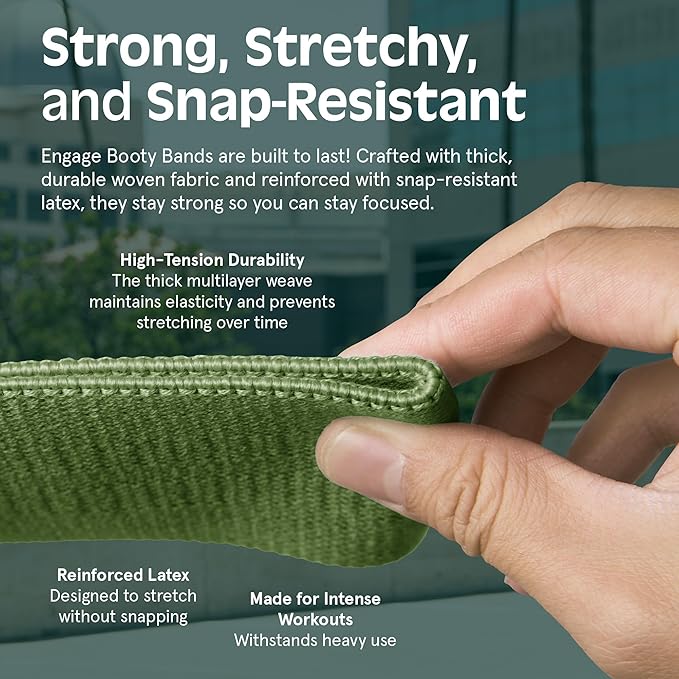 Retrospec Engage Resistance Booty Bands