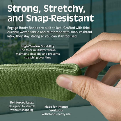 Retrospec Engage Resistance Booty Bands