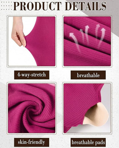 Women 3 Piece Seamless Workout Set Sports Bra High Waisted Gym Yoga Leggings Zip Up Jacket with Thumbhole Activewear