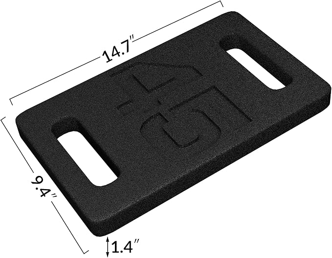 Fitvids Cast Iron Plate, Weighted Plate for Swings, Squat, Strength Training, Fitness Workout, and Home Exercises