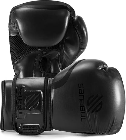 Sanabul Essential Gel Boxing Gloves for Men & Women, Kickboxing MMA, Muay Thai Gloves and Heavy Bag Training Punching & Sparring