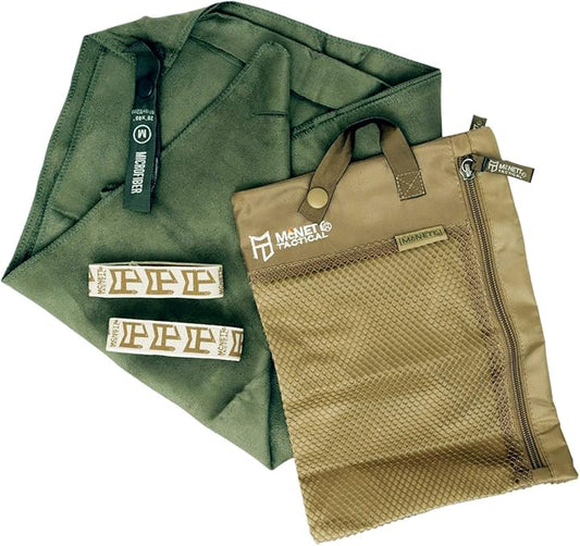 GEAR AID Quick Dry Microfiber Towels - Super Absorbent, Odor-Resistant, Fast Drying with Mesh Bag, Perfect for Camping and Travel, Sizes