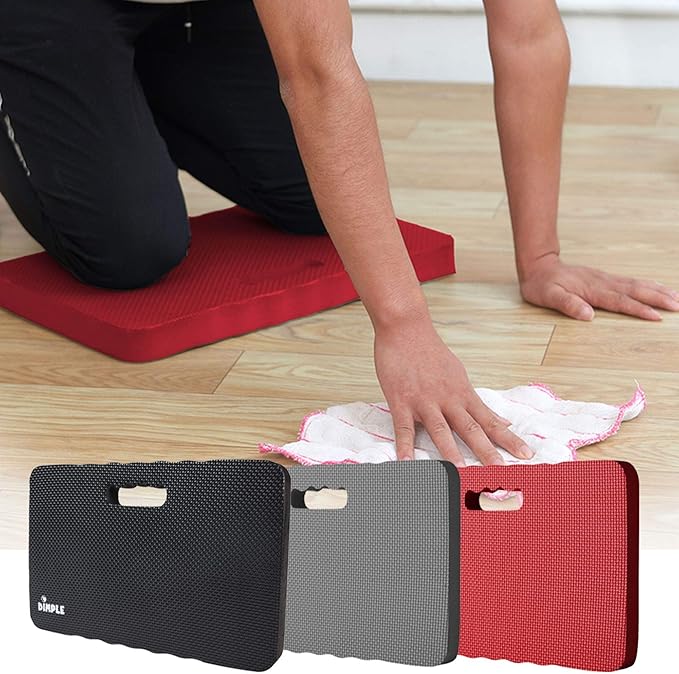 Dimple KTDC314013, High Density Thick Foam Comfort Kneeling Mats Yoga Exercise, Garden Cushions, Knee Pads, (Multi pack, Multi-Color)