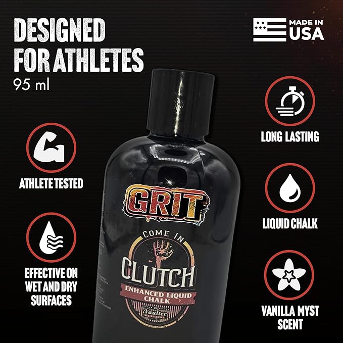 STYK Vaulter Magazine - Enhanced Liquid Chalk, No Mess, Work Out Chalk, Grip Boost, for Weightlifting, Gymnastics, Rock Climbing, Bodybuilding, Pole Vault, Crossfit, and More, Liquid Hand Chalk
