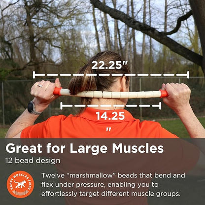 Tiger Tail The Stick - Bendy 22” Flexible Muscle Roller Stick for Myofascial Release & Trigger Points - Bendable Deep Tissue Massager for Legs, Back, Shoulders - Relieve Soreness & Improve Recovery