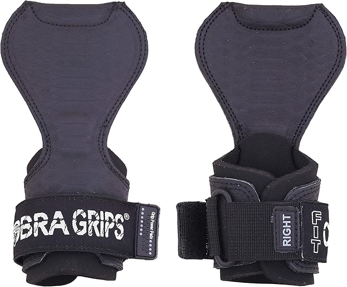 Cobra Grips PRO Weight Lifting Gloves Heavy Duty Straps Alternative with Power Lifting Hooks Padded Wrist Support for Deadlifts & Bodybuilding