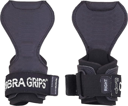 Cobra Grips PRO Weight Lifting Gloves Heavy Duty Straps Alternative with Power Lifting Hooks Padded Wrist Support for Deadlifts & Bodybuilding