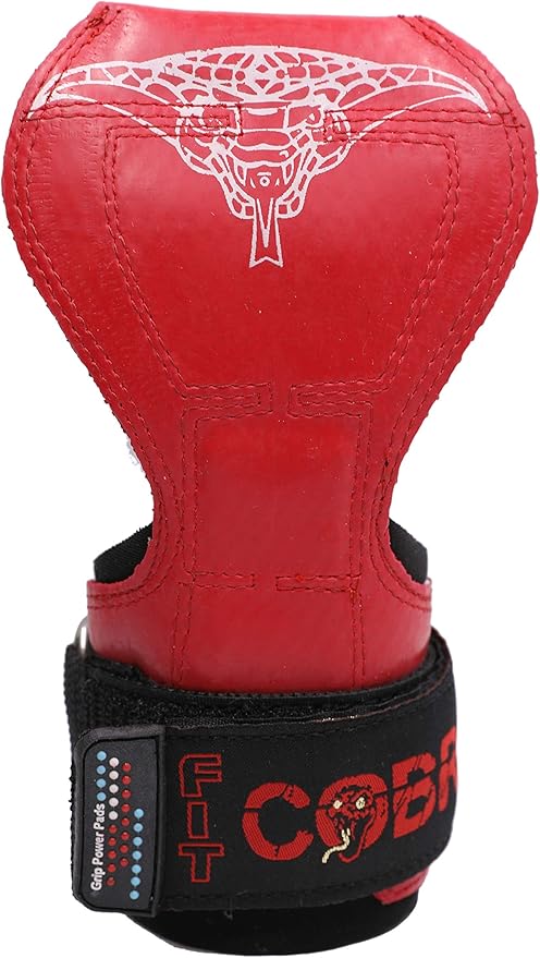 Cobra Grips PRO Weight Lifting Gloves Heavy Duty Straps Alternative with Power Lifting Hooks Padded Wrist Support for Deadlifts & Bodybuilding