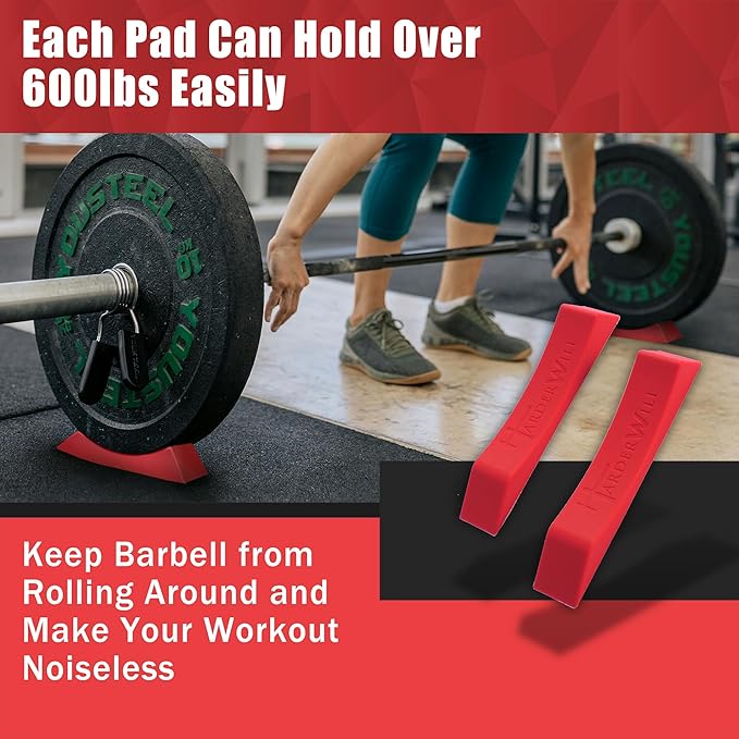 HarderWill Deadlift Jack Alternative (1 Pair) Easy to Load and Unload Weight Plates, Perfect for Deadlift, Crossfit, Powerlifting, Weightlifting, Home Gym for Your Gym Bag