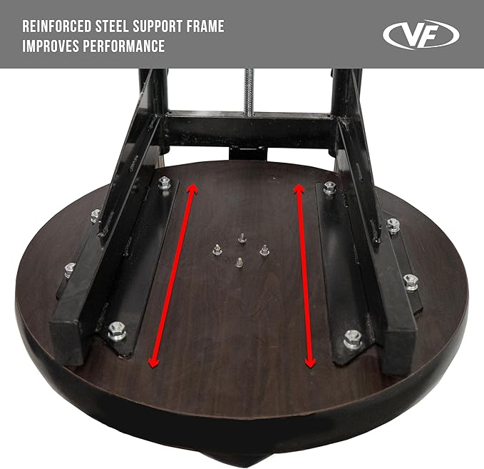 Valor Fitness Boxing Speed Bag Platform with Wheel Crank for Easy Adjustment, Speed Bag Included