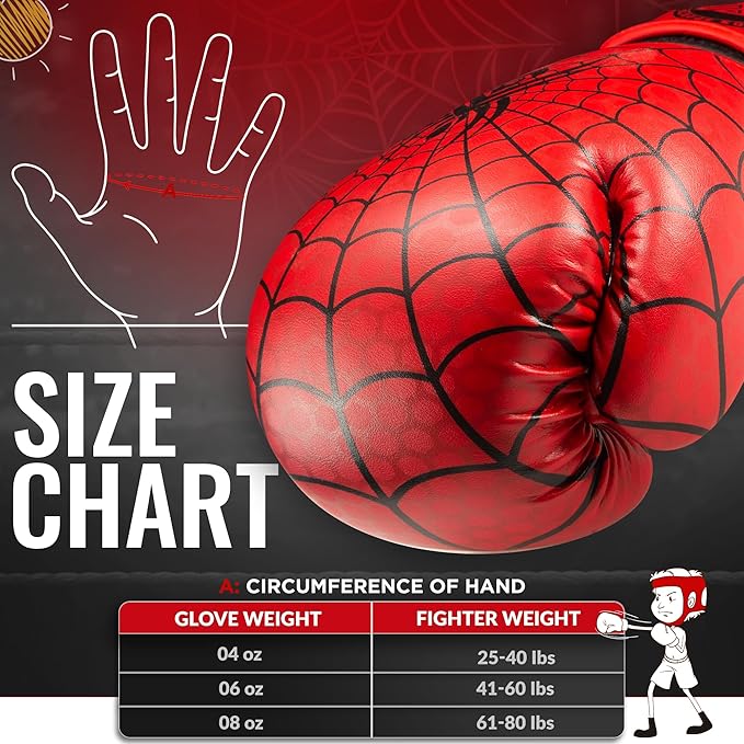 WYOX Kids Boxing Gloves 4oz 6oz 8oz – Youth Punching Gloves for Boys & Girls Ages 3–15 – Sparring Gloves for Punching Bag, Kickboxing, Muay Thai, MMA – Boxing Gloves for Kids Training Set