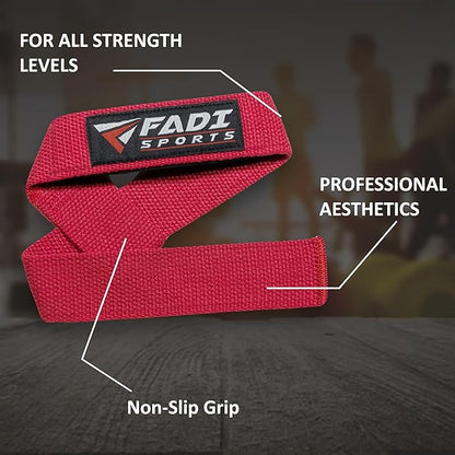 Lifting Wrist Straps for Weightlifting, Bodybuilding, Powerlifting & Deadlifts – 24 Inch Cotton Straps with Padded Neoprene for Strength Training & Grip Support