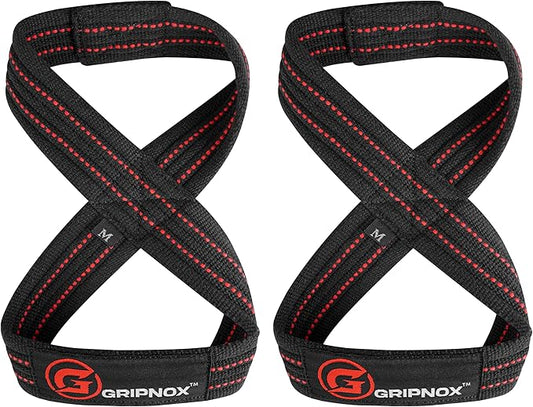 – Weight Lifting Straps Figure 8, Anti Slip Padded Wrist Support for Gym Workout Deadlift, Weightlifting, Powerlifting, Hand Bar Grip & Cross Training Strong Weightlifting Wrist Straps.