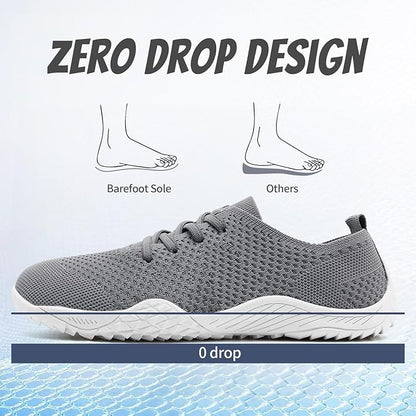 WCIDFY Barefoot Shoes Women Zero Drop Gym Walking Shoes Non Slip Minimalist Tennis Lightweight Breathable Yoga Sneakers