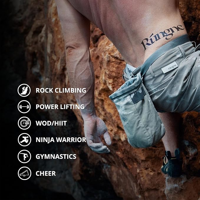 RUNGNE Chalk - Premium Sports Chalk for Rock Climbing, Bouldering, and Weightlifting - High-Performance Chalk for Superior Grip