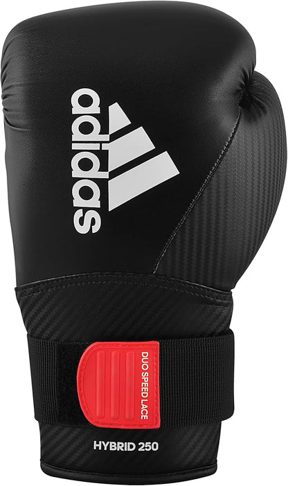adidas Hybrid 250 Elite Boxing Training Gloves - for Boxing, Kickboxing, MMA, Bag, Training & Fitness - Boxing Gloves for Men, Women & Kids
