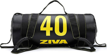 ZIVA Power Sandbag – Pre-Weighted Training Bag with Multiple Handles for Full-Body Strength & Conditioning – Heavy-Duty, No-Fill Needed (10–50 lb)