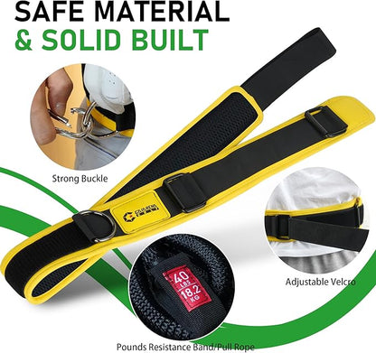 GAIARENA Golf Core Strength Trainer Swing Power Training Equipment, Golfing Exercise Resistance Bands Indoor Golf Fitness Equipment to Improve Speed Strength Flexibility Rotation Swing Posture
