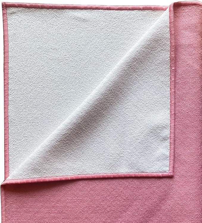 Private Island Hot Yoga Beach Mat Towel Non Slip Recycling Microfiber Quick Dry Compact Sand Water Sports Gym Picnic Blanket Outdoor Camping 24”x68” (PINKCONY, Large)