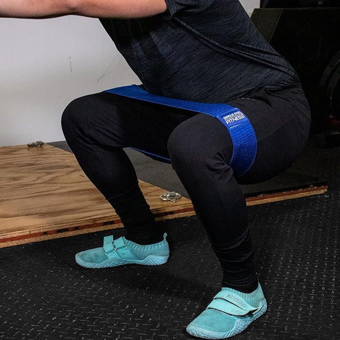 Serious Steel Fitness Hip and Glute Activation Band | Squat & Deadlift Warm-up Band for HIPS and Glutes