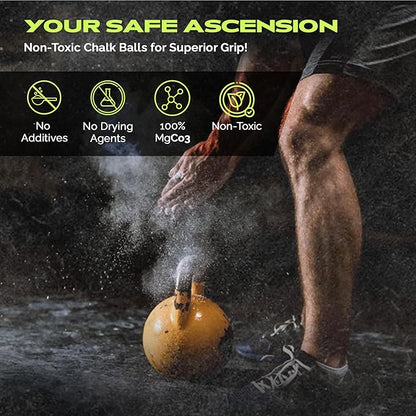 Rage Fitness Gym Chalk | Magnesium Carbonate Athletic Chalk for Excellent Grip - Gym Workout Grip Chalk for Weightlifting & Gymnastics.