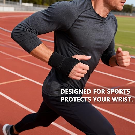 Wrist Support Brace Sports Exercise Training Hand Protector Neoprene Wrist Wraps with Thumb Loops -Suitable for Both Right and Left Hands