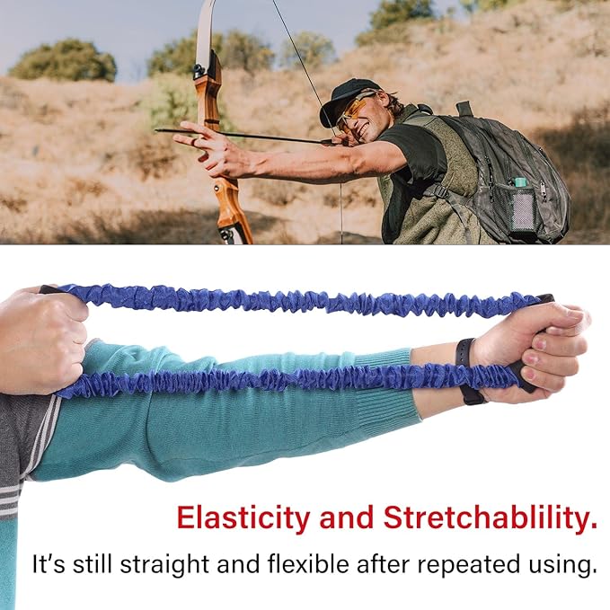SOPOGER Archery Bow Trainer Rubber Stretch Bands 25-45 Lbs Draw Strength Training Device Aids Release Trainer Exerciser Workout Resistance Practice Equipment for Archery Bow Accessories
