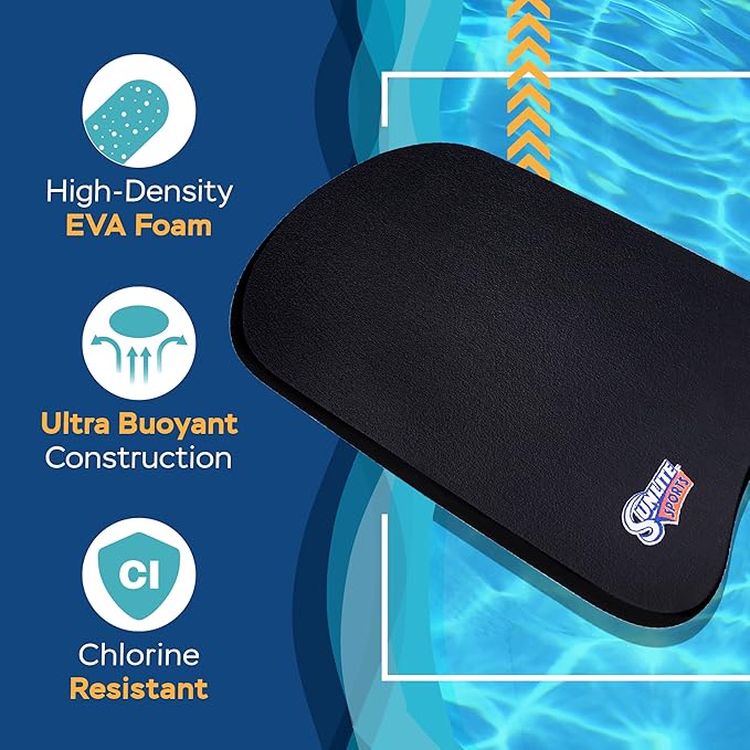 Sunlite Sports Swimming Kickboard - One Size Fits All - A Great Training Aid for Children and Adults