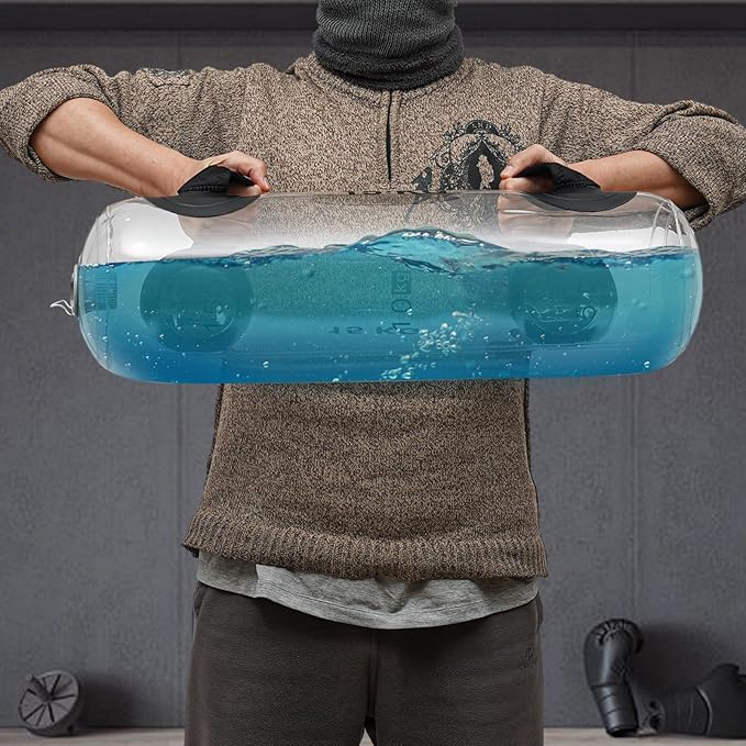 Water Weights Aqua Bag, 25Kg/55lbs Training Power Bag Filled Hydro Core Training Bag Portable Stability Fitness Equipment for Gyms, Homes, Sports Halls